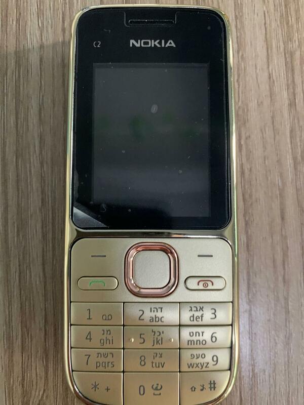 Nokia-teléfono móvil C2 C2-01 GSM, teclado en inglés y hebreo, compatible con sello Kosher, desbloqueado, 2G, 3G