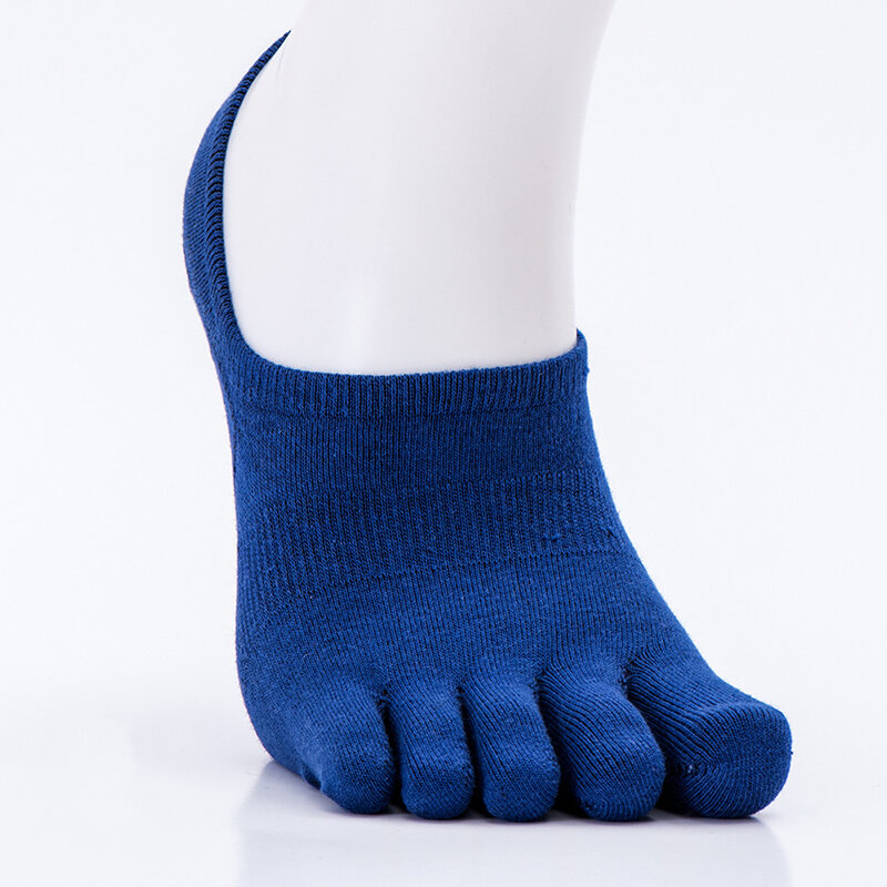 Calcetines tobilleros de corte bajo para hombre y mujer, medias transpirables con cinco dedos, para otoño e invierno, 2022
