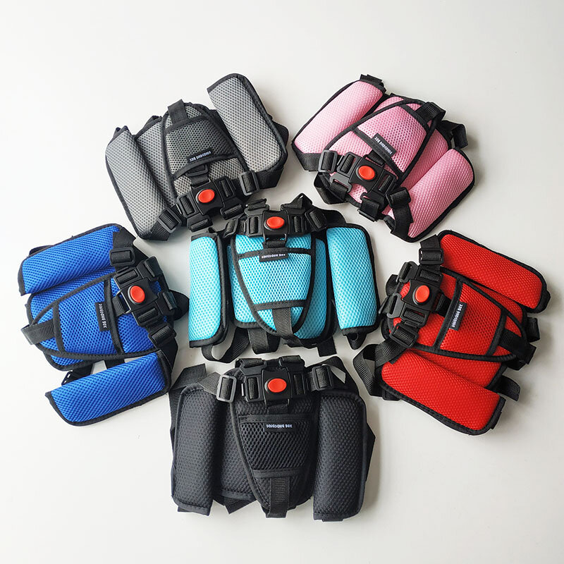 5 Point Harness Safety Belt Shoulder Crotch Pad For Dinner Chair Stroller Baby Car Seat Highchair Bebe Accessories
