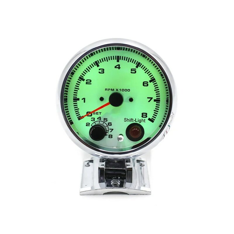 12V 3.75 "95mm Auto Auto-Tachometer Tacho Gauge 0 ~ 8000 RPM Meter Universal Auto Motor 7 farben Einstellbare Led Meter Pointer RPM