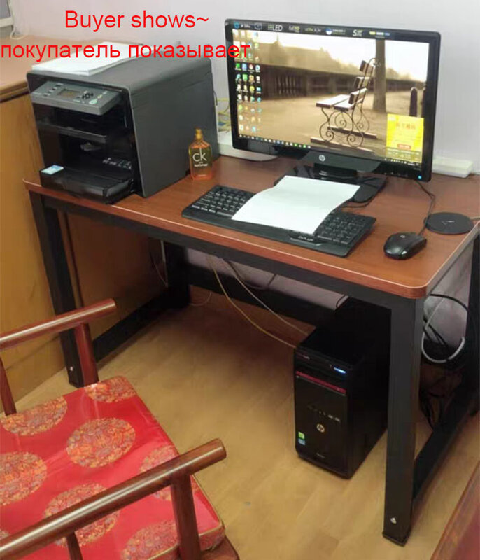 100*50cm Wooden Durable Computer Desk Laptop Table for Home Office Working Study Desk Table
