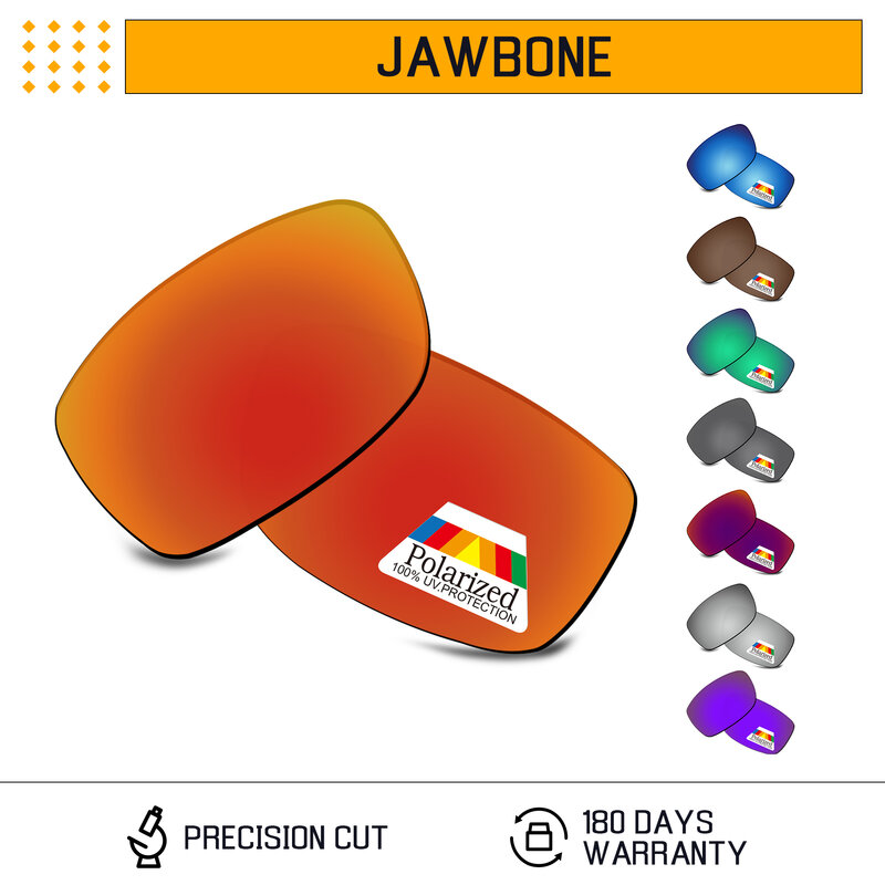 Bwake-lentilles de remplacement polarisées, monture de lunettes de soleil, Jawbone, plusieurs Options