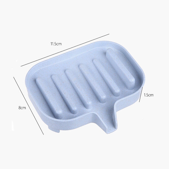 Caja de almacenamiento para jabón de ducha, soporte de 2 piezas para jabonera, estante de pared