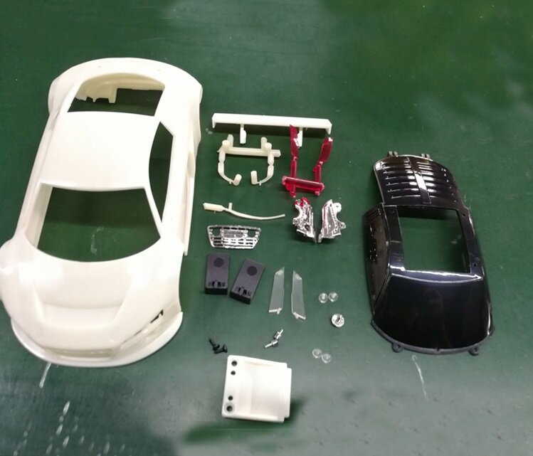 Niepomalowana DIY biała obudowa samochodu Shell 90-120MM rozstaw osi dla 1:28 RC samochód Wltoys Mini-Q HGD1 XRX Kyosho Mini-Z AWD MA020