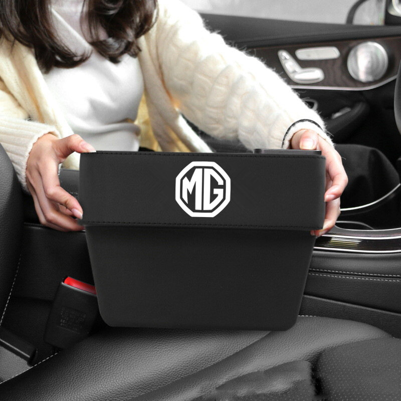 Car Interior Accessories Auto Central Control Car Seat Gap Storage Box Multifunction Leather Box For MG GT MG3 MG5 MG6 MG7