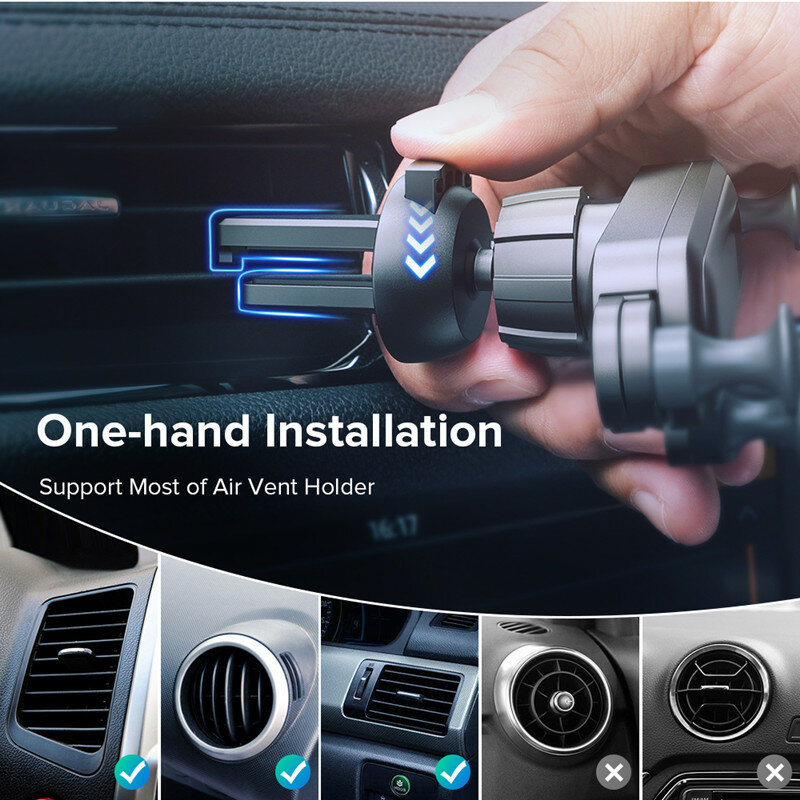 Universal Gravity Bracket Car Phone Holder Air Vent Mount Stand Clip For Smartphone in Car Holder for iPhone X MAX Xiaomi Redmi