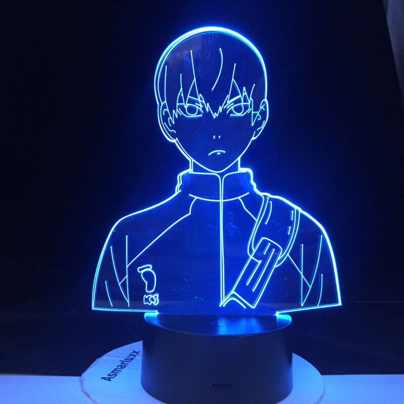Haikyuu TOBIO KAGEYAMA 3D อะนิเมะโคมไฟ Led Illusion Night ไฟ Haikyuu Led เปลี่ยนสีแสงสำหรับห้องนอนตกแต่ง