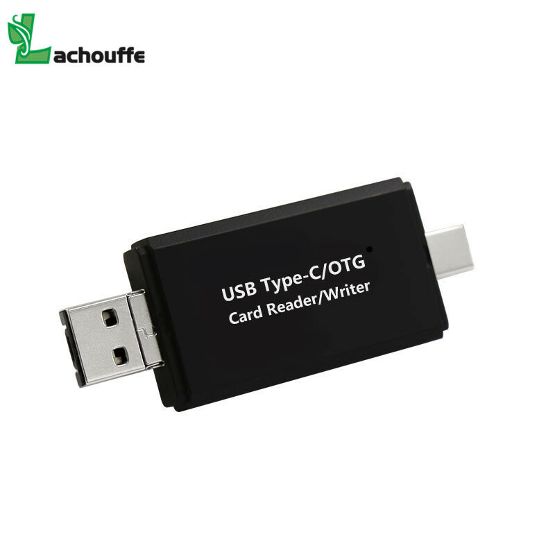 قارئ بطاقة SD/TF USB 2.0 ، محول بطاقة ذاكرة Micro SD من النوع C ، متوافق مع أجهزة Android و PC