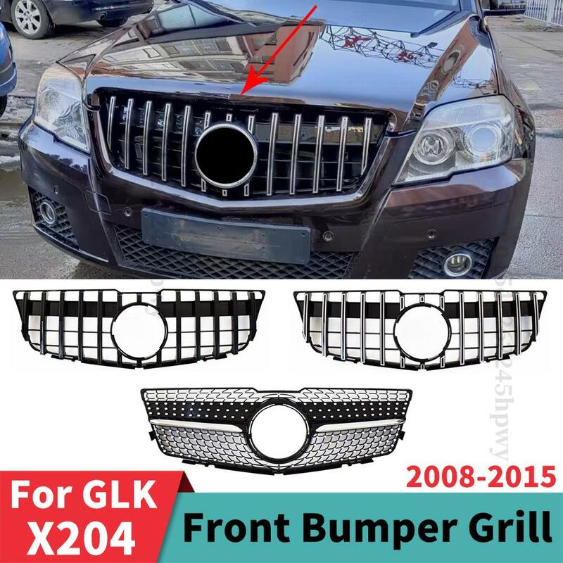 High Quality Front Hood Inlet Grille Racing Bumper Grill For Mercedes Benz GLK X204 2008-2012 2013-2015 Middle Mesh Facelift