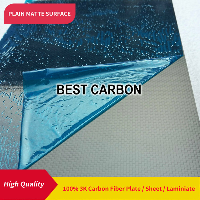 Placa rígida de fibra de carbono com superfície fosca, placa CFK, placa rígida, folha, laminado, 3K, 100%, 400mm x 500mm, frete grátis