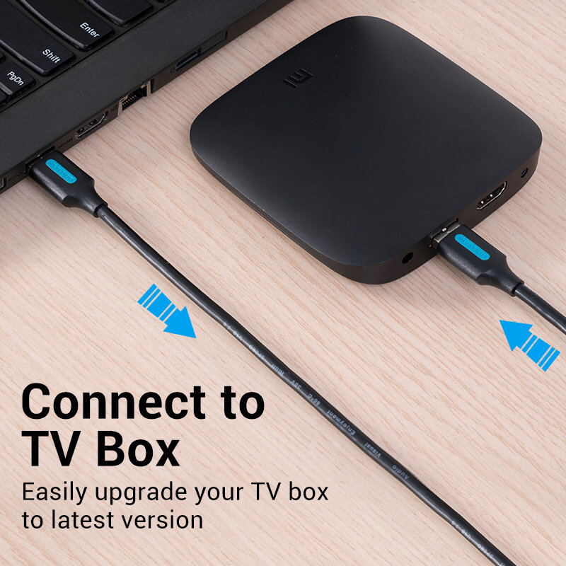 Vention-Cable de extensión USB a USB, extensor macho a macho, 3,0, 2,0, para disco duro, caja de TV, radiador, USB 3,0