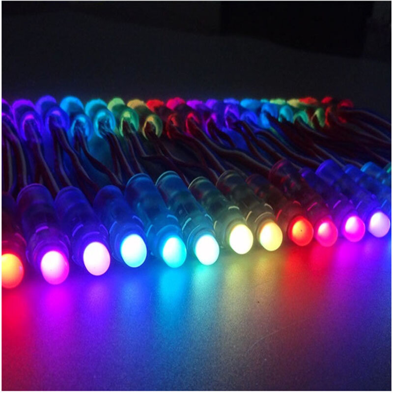 NEARCAM-Cadena de luz expuesta a todo Color, resistente al agua IP68, 12v5vRGB, a todo Color, luz de píxel, luz publicitaria