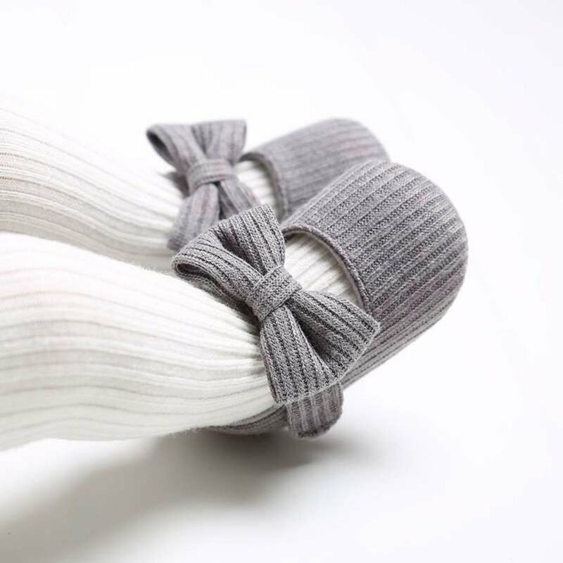 Scarpe da neonato in cotone per bambina