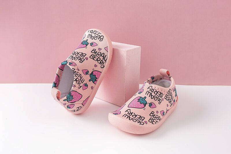 2021 Cotton Print Newborn Baby Shoes Boys Girls Soft Rubber Sole First Walkers Cute slip-on Prewalkers Toddler Kids Crib Shoes