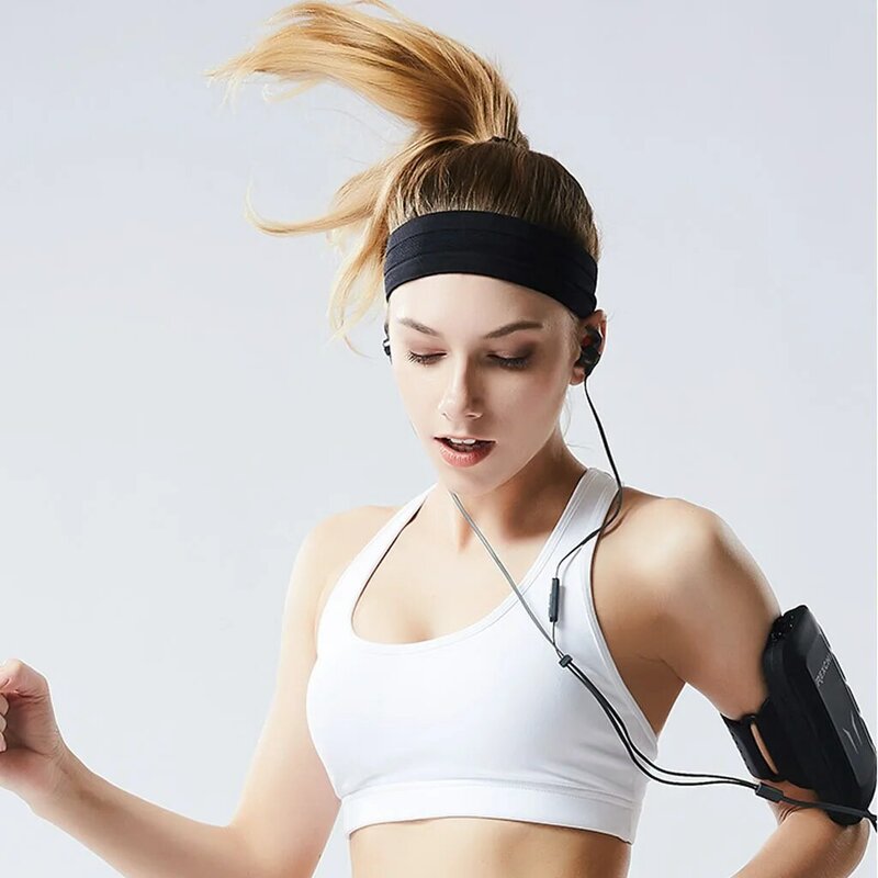Warto elastyczna opaska siłownia z pałąkiem na głowę antypoślizgowe kobiety mężczyźni oddychająca koszykówka Fitness joga siatkówka opaska do włosów