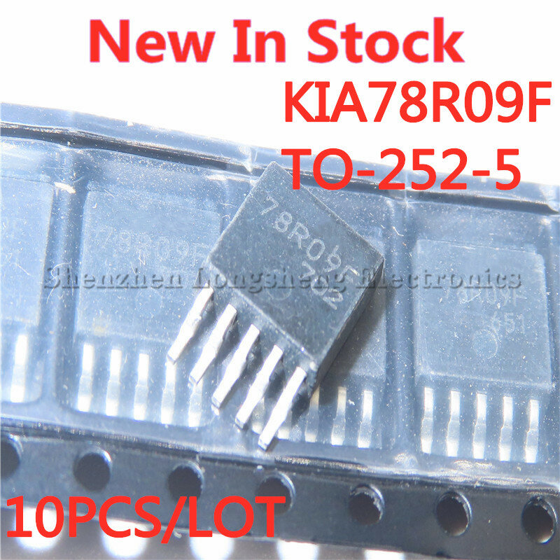 10ชิ้น/ล็อต KIA78R09F 78R09F TO-252 SMD LCD ความดัน Patch หลอดสต็อก