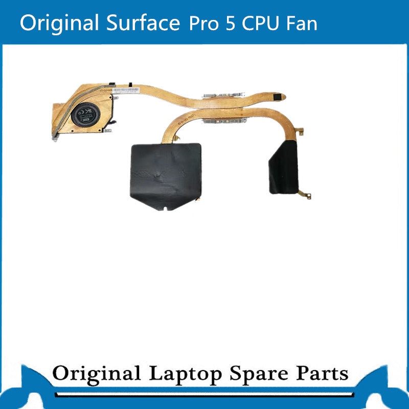 Original Cooling CPU ฮีทซิงค์สำหรับ Microsoft Surface Pro 5 1796 CPU พัดลมทำงานดี Core I5 I7