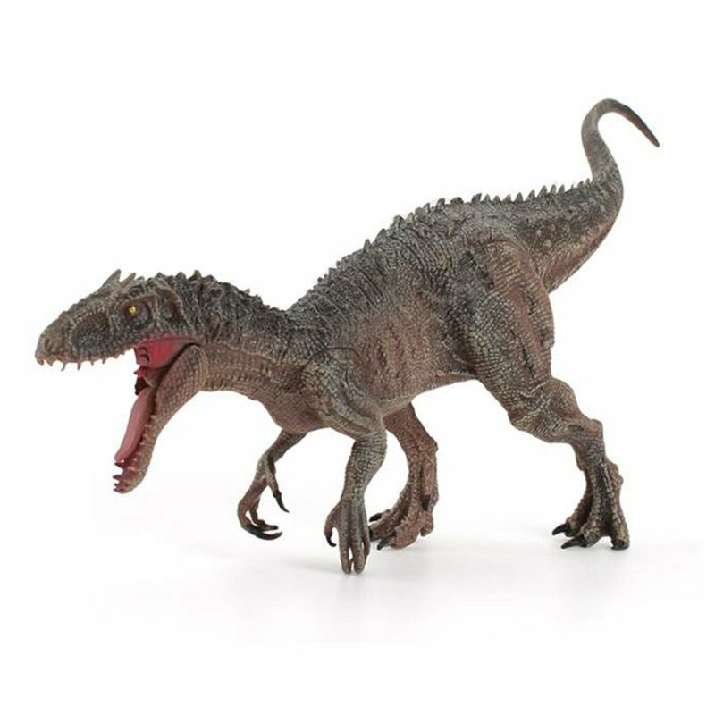 Juguete de dinosaurio de plástico PVC suave, simulación de Tiranosaurio, modelo que se puede abrir y cerrar la boca, decoración de escritorio