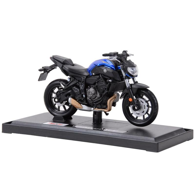 Maisto 1:18 2018 yamaha mt07 estática die cast veículos colecionáveis passatempos modelo de motocicleta brinquedos