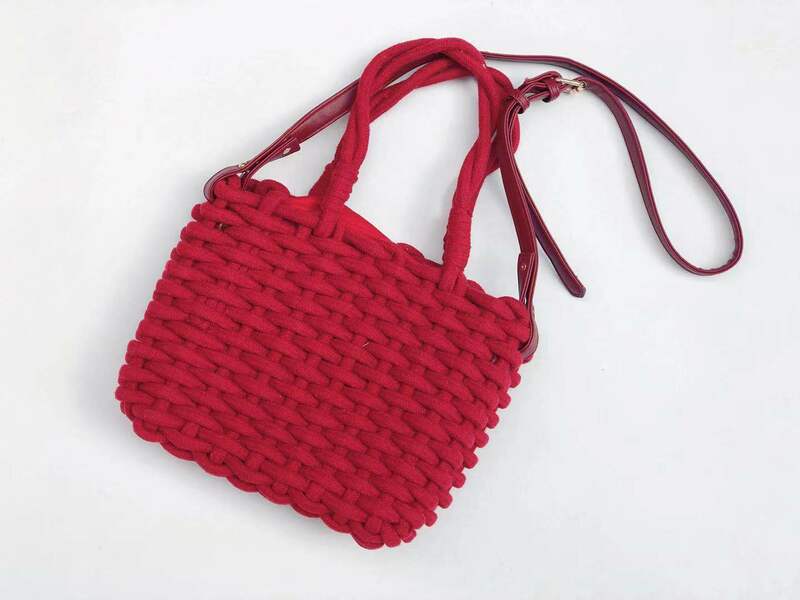 Новый стиль, хлопковая нить, хлопковая веревка, плетеная Сумка, пляжная сумка a6236