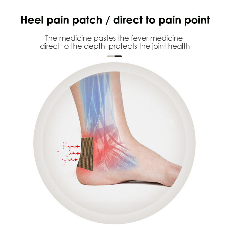 8/40/80/120/160/240/400pcs Heel Pain Relief Treat Foot Fasciitis Achilles Tendonitis