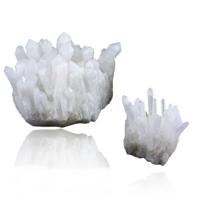TUMBEELLUWA-roca Natural de cuarzo, geoda de racimo, drusa Mineral, espécimen curativo, decoración de cristal