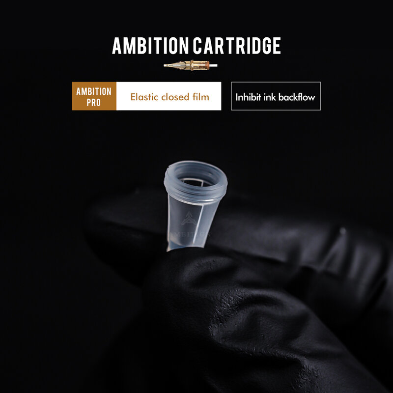 Ambition Premium Tattoo Cartridge Needle 20pcs 0.30mm Curved Magnum Round Magnum1005rm 1007rm 1009rm 1011rm 1013rm 1015rm 1017rm