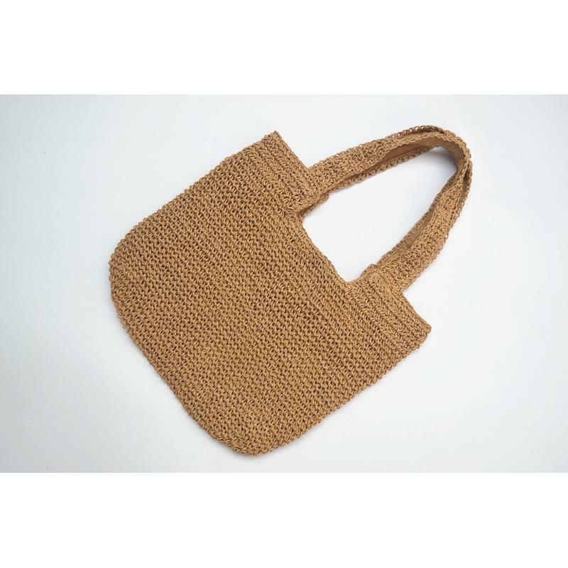 New Female Summer Straw Woven Paper Bag Woven Shoulder Shoulder Flap Bag Beach Bag a6273