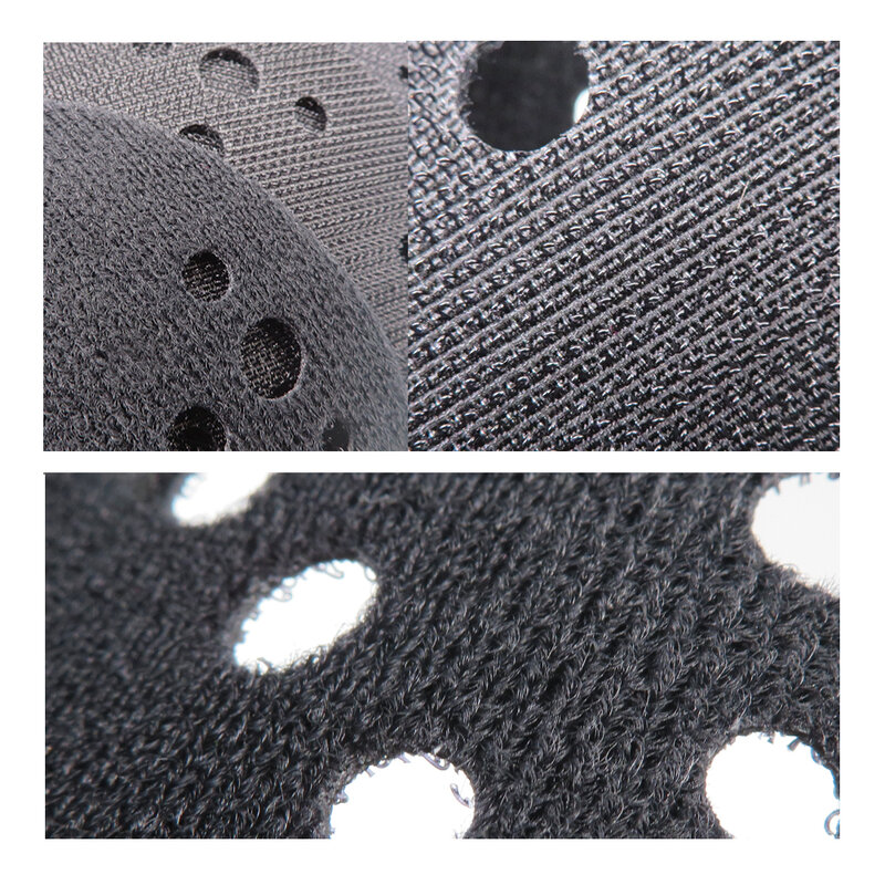 Disque de protection de surface ultra-mince, 6 ", 48 trous, 150mm, accessoires pour outils électriques, polissage et meulage, crochet et boucle, 1 PC