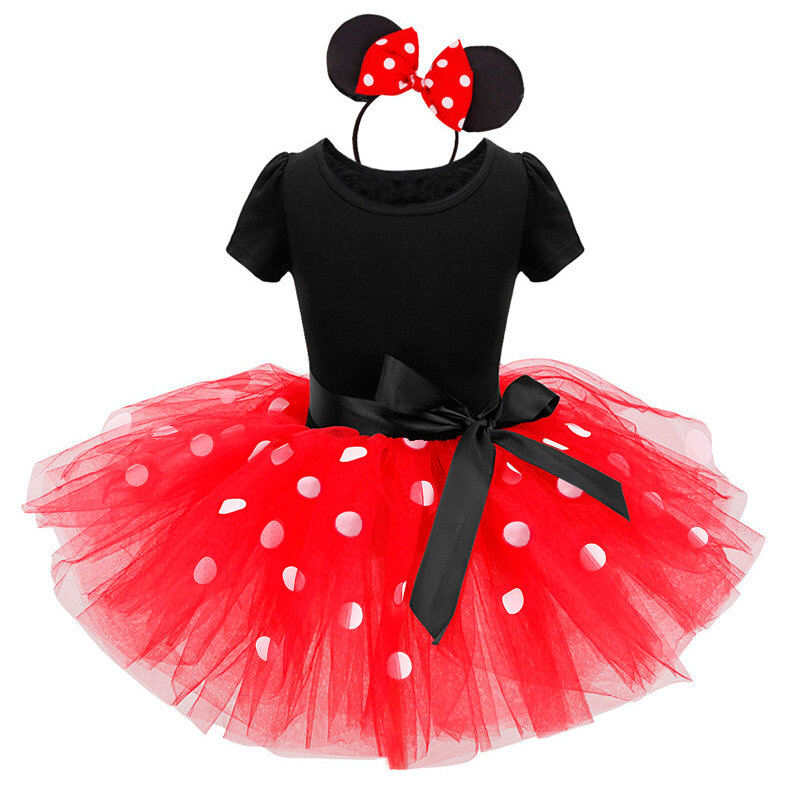 Dots Baby Girls Dress 1st Birthday Outfit Fancy Tutu Dresses Girl Infant Costume For Kids Party Clothes Girl 1 2 Years