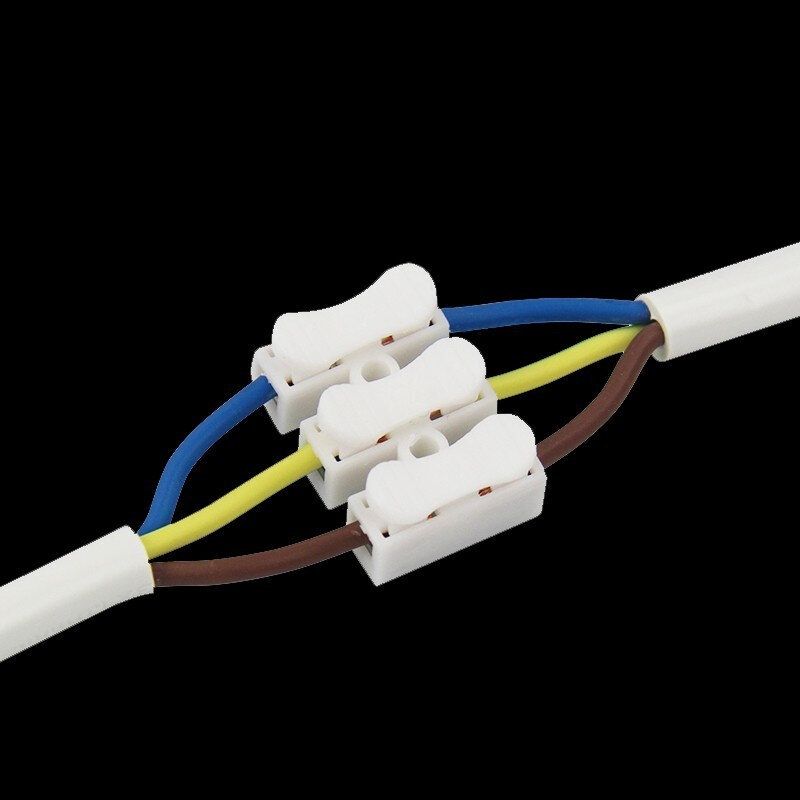 G7 White Color Model CH-2 CH-3  Wire Connector Voltage 250V Wiring Terminal Block Free Russia Shipping