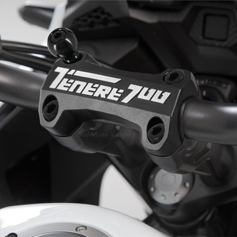 อุปกรณ์เสริมสำหรับรถจักรยานยนต์ CNC Handle Bar Handlebar Riser Top Clamps สำหรับ Yamaha Tenere 700 TENERE700 XTZ XT700Z T700 T7 2019-
