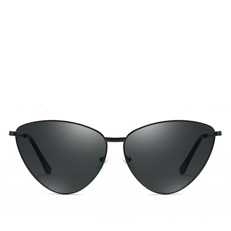 LONSY-Gafas de sol estilo ojo de gato para mujer, anteojos de sol femeninos pequeños y sexys, de Metal, de marca de diseñador Retro, con UV400