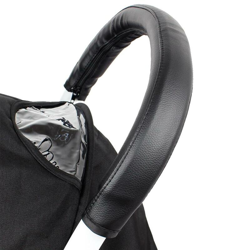 Newest Baby Stroller Handle Cover Armrest Pu Bar Leather Protective Case Handlebar Stroller Accessories