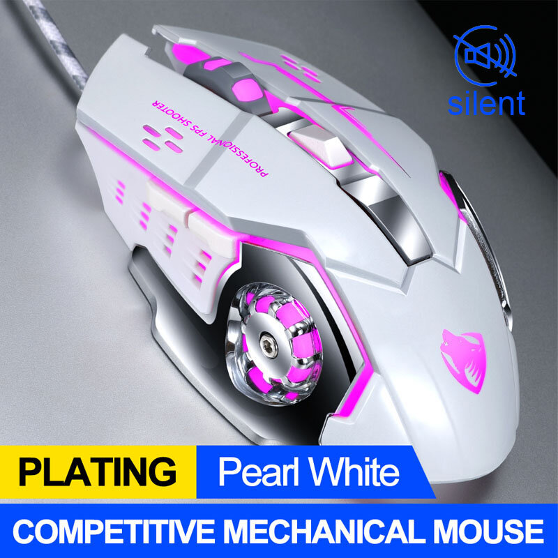 3D модель автомобиля, игровая мышь 8D 3200DPI, регулируемая Проводная оптическая светодиодная компьютерная мышь, USB кабель, бесшумная мышь для но...