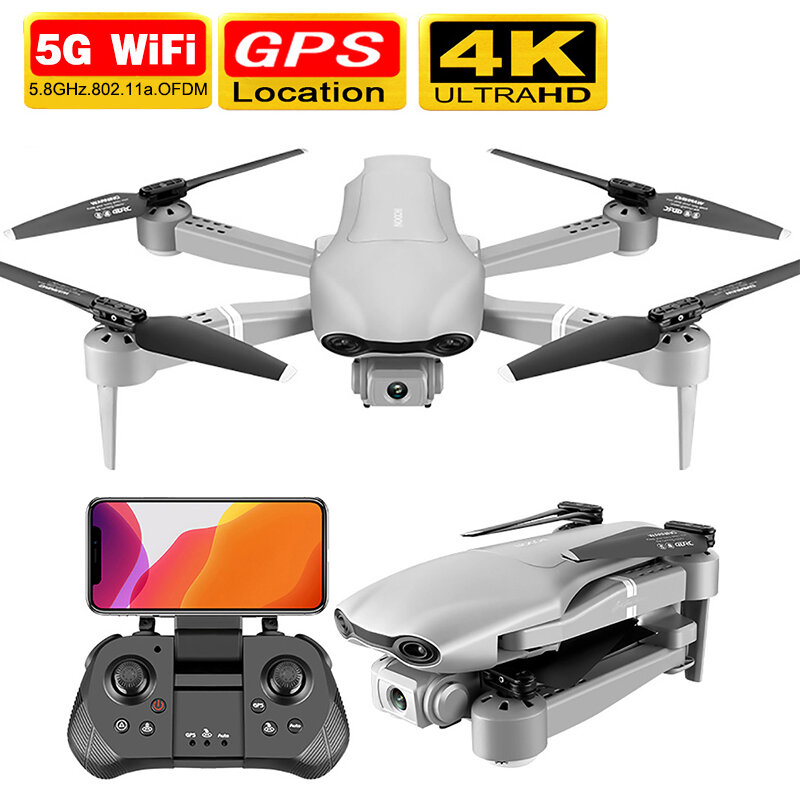 2020 nuevo F3 drone GPS 4K 5G WiFi video en vivo FPV quadrotor vuelo 25 minutos rc distancia 500m drone HD gran angular doble cámara