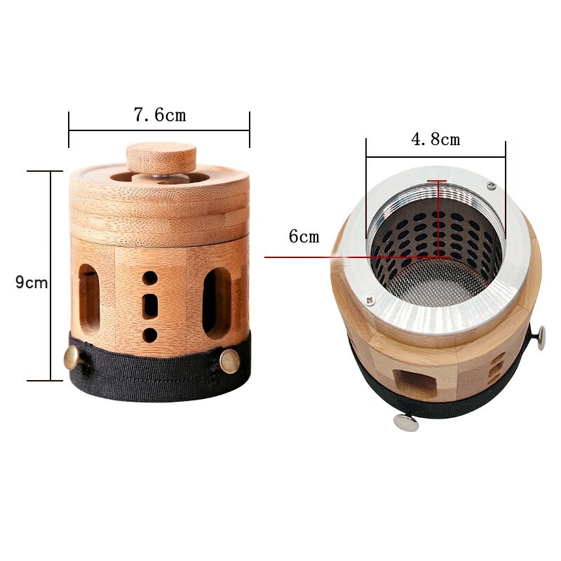 Bamboo Moxibustion Therapy Tool Moxa Burner Box Relaxation Roller Stick For Smokeless Moxa Cone Acupoint Massage Body Massager