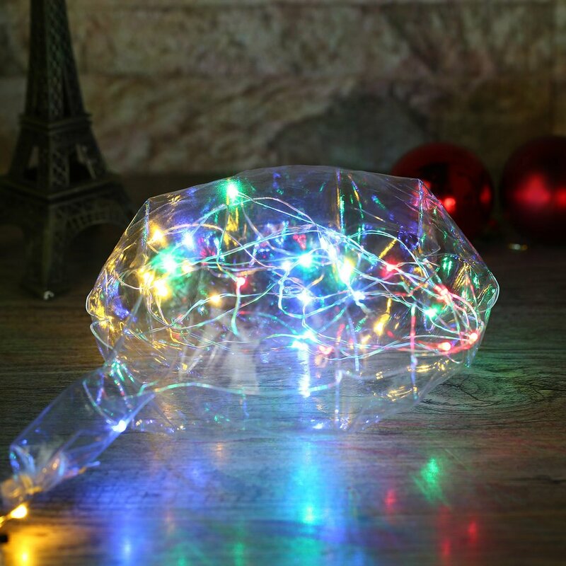 1pc Aufblasbare Spielzeug Bobo Ballon LED Licht Parteien Hängende Dekoration-Beleuchtung für Konzert Clubs Hochzeit