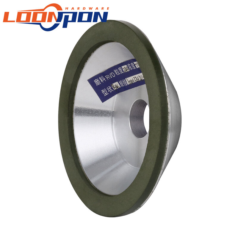 75/100/125/150mm Diamond Grinding Wheel Resin Bond Circle Sharpener Grinder for Carbide Metal Tungsten Steel Milling Cutter 1Pc