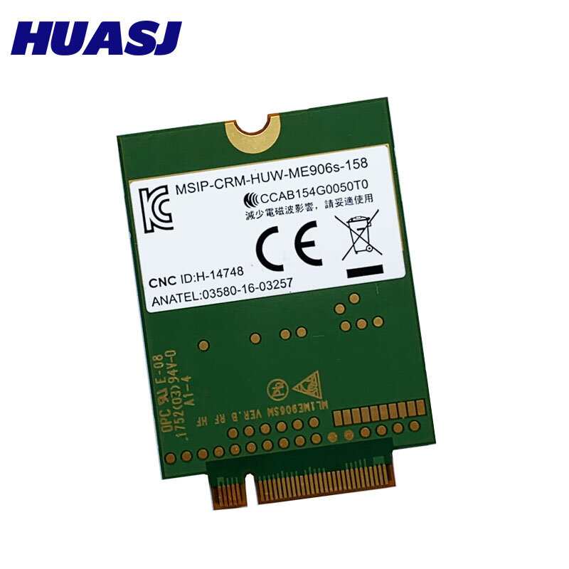 Huasj Mobile Broadband Card สำหรับ HP LT4132 3G 4G LTE 150M โมดูล HSPA + 4G Huawei ME906S ME906S-158 SPS:845710-003 845709-003