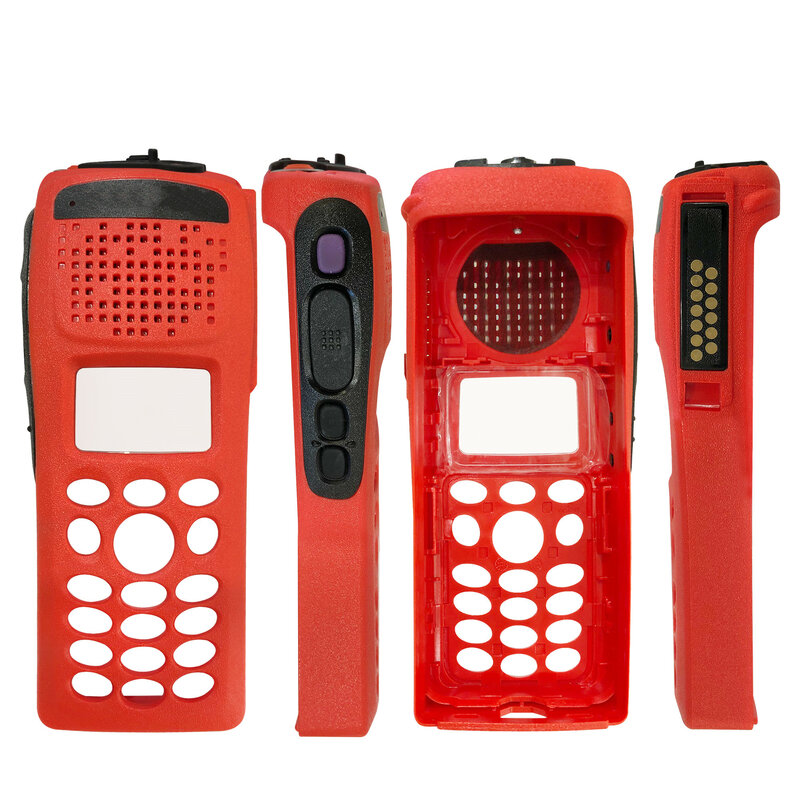 Rode Volledige Toetsenbord Behuizing Case Kit Voor XTS2500 XTS2500I M3 Model 3 Draagbare Radio