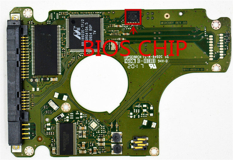 하드 드라이버 PCB 보드, BF41-00291A STAT,MERCURY REV.05 R00, BF41-00300A ( IC:88i8922E-TFJ2) 데이터 복구용