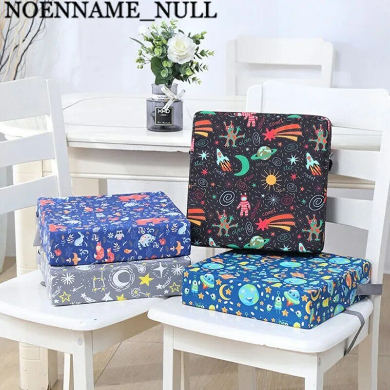 Portable PU Leather High Chair Pad Booster Dining Room Adjustable Detachable Sponge Seat Cushion for Toddler Kids Baby Infant