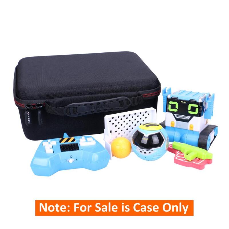 LTGEM EVA Black Waterproof Carrying Hard Case for Mibro Really Red Robots Interactive Remote Control Robot