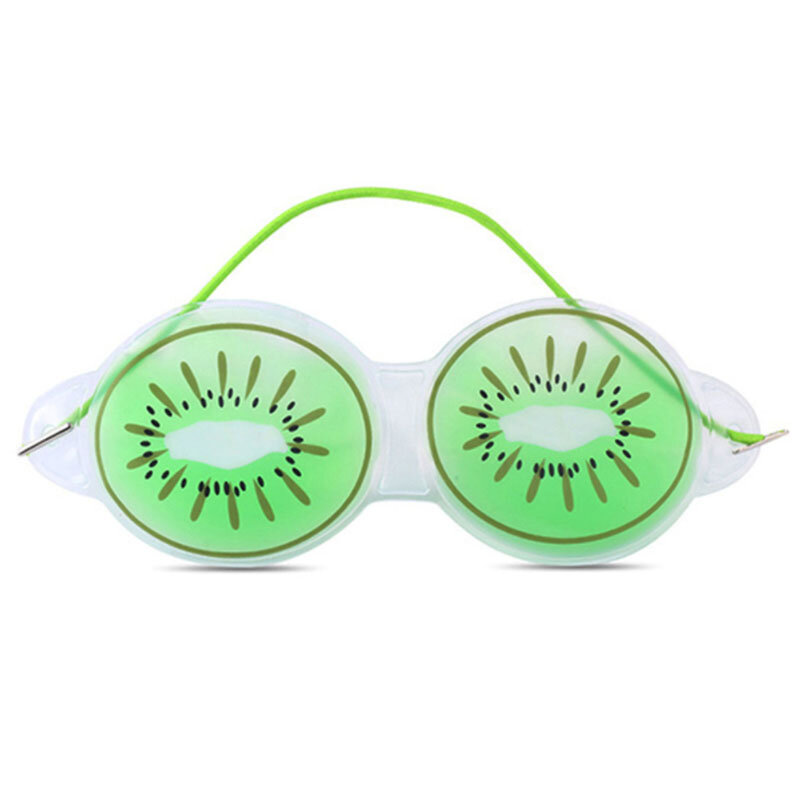 1pc Entlasten Müdigkeit Augenbinde Obst Eis Kompresse Augen Maske Entfernen Schwarz Augen Taschen Kosmetik Gel Schlaf Augenschutz Werkzeug