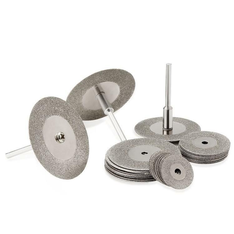 5pcs Saw Blade + 1pcs Connection Clamp Tool Mini Cutting Disc for Rotory Accessories Diamond Grinding Wheel Rotary Circular Saw