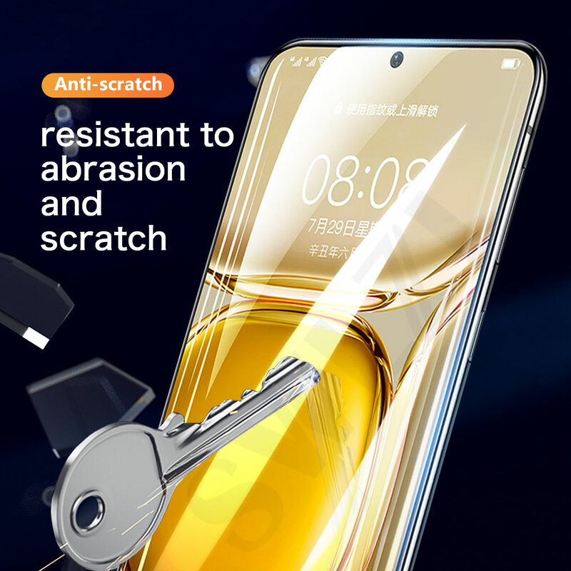 1-4Pcs cover per Huawei P30 P40 P50 pro Glass p40 pro plus P20 P10 lite E Screen Protector pellicola protettiva per telefono in vetro temperato