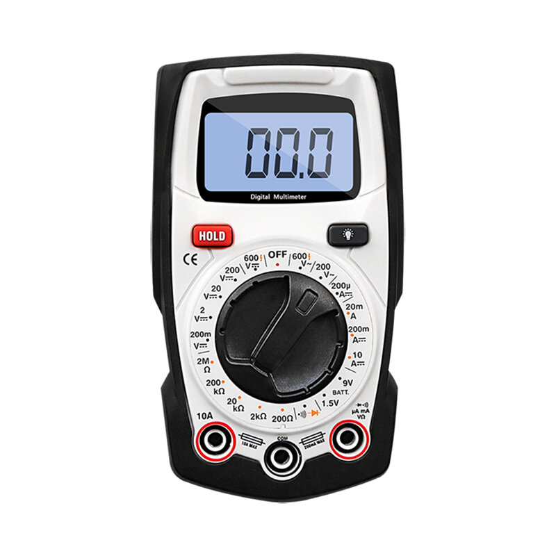 DT-660B Multi-function Digital Multimeter DC AC Voltage Current Meter  Anti-Burning Digital Display High-Precision