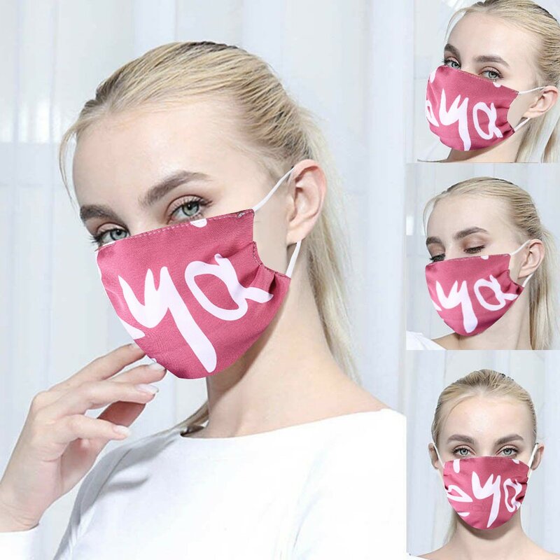 Outdoor Anti-tröpfchen Staubdicht Gesicht Abdeckung Pad Staub Protector W/ Filter Waschbar Wiederverwendbare masque Baumwolle Mund Produkte In lager