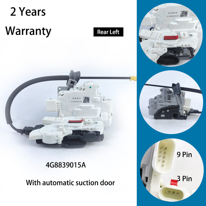 Door Lock Actuator 4G1837015B 4G1837016B 4G8839015A 4G8839016A with Automatic suction door For Audi A6 RS7 A7 A8 4G8839016A